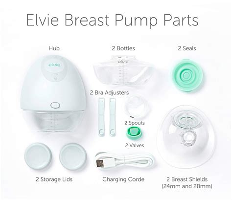 elvie breast pump parts.